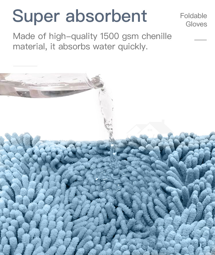 Japan SUSU Portable Wipe Chenille Cleaning Rag-2